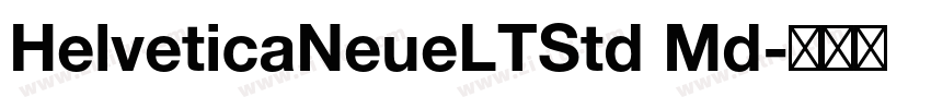 HelveticaNeueLTStd Md字体转换